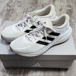 Adidas Supernova 2 Men's White Low Top Lace Up Running Shoes Size 11.5
